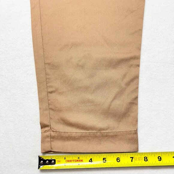 a.n.a. Women's Highest-Rise Tapered Leg Maple Brown Pleated Pants Size 16 NWT - Picture 10 of 11